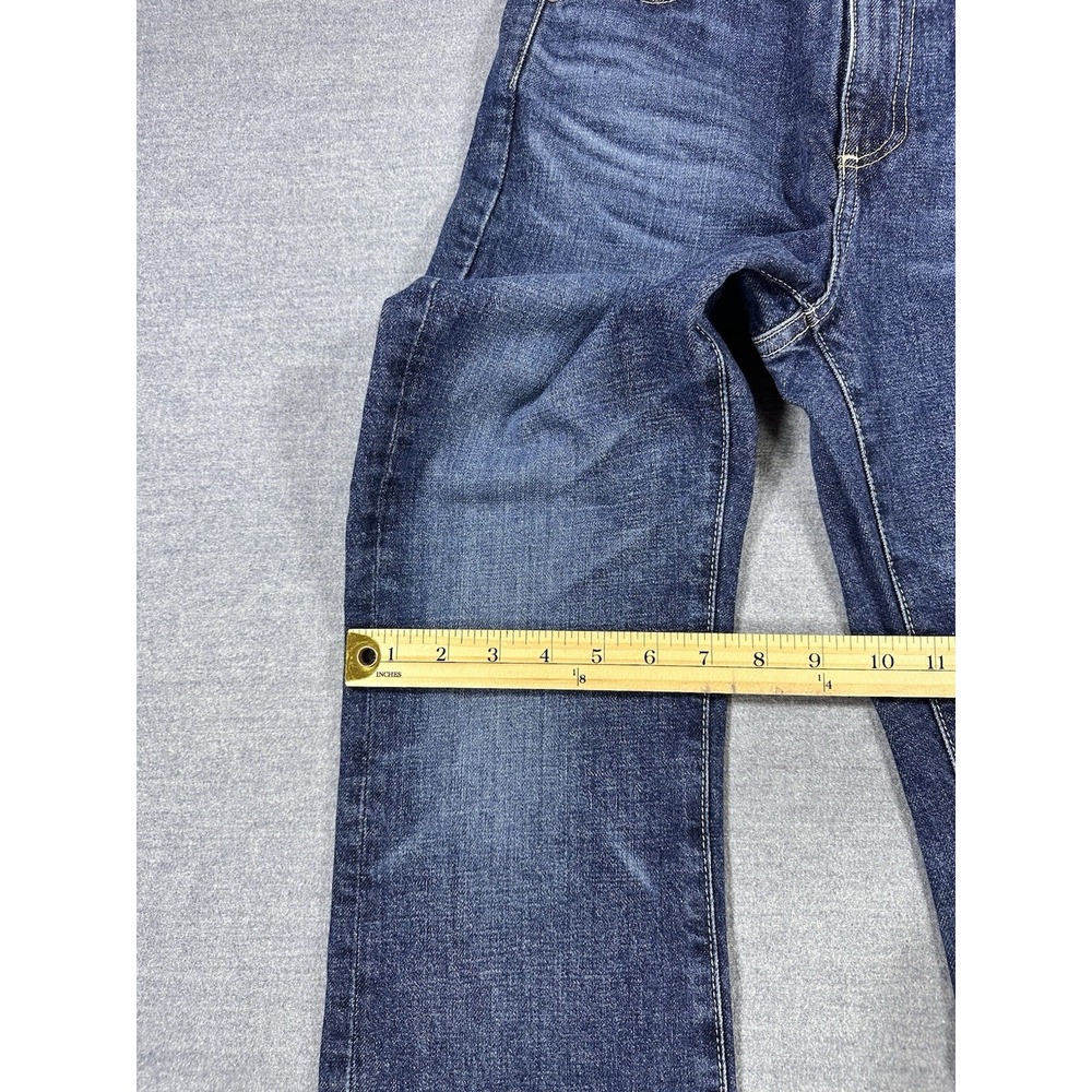 AG Alexxis High Rise Vintage Raw Hem Boot Cut Jeans Size 25 EUC Made In Japan - Picture 8 of 12